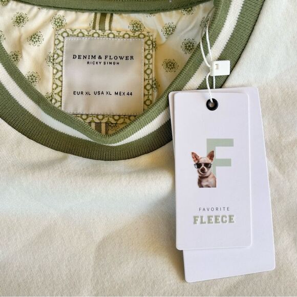 DENIM & FLOWER Men’s Los Angeles Logo Pullover Sweater XL - Picture 8 of 10